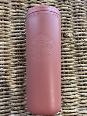 Starbucks Recycled Plastic Triangle Terracotta Tumbler 16 fl oz